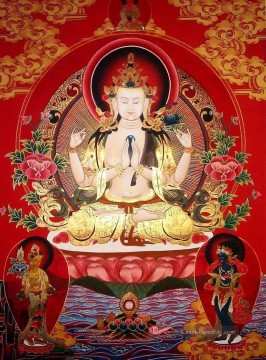  bud Ölgemälde - Om mani padma hum Buddhismus